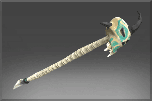 Inscribed Demon Skull Staff